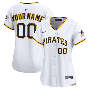 Pittsburgh Pirates Nike Women's Home Limited Custom Jersey - White