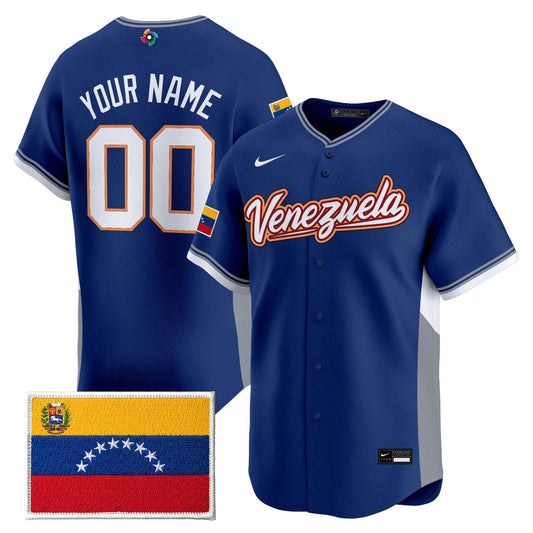 Team Venezuela World Baseball Classic Vapor Premier Custom Jersey - 2026 Roster - All Stitched