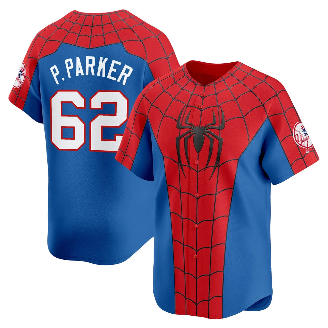 New York Yankees x Spider Man Brand New Day Vapor Premier Limited Jersey - Stitched