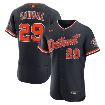 Tarik Skubal Detroit Tigers Nike Alternate MLB Awards Authentic Jersey - Navy