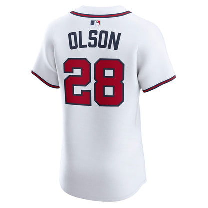 Matt Olson Atlanta Braves Nike Home Elite Player Jersey - White