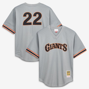 Will Clark San Francisco Giants Mitchell & Ness Authentic Batting Practice Jersey - Gray