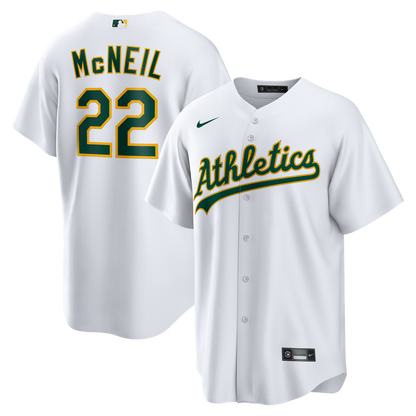 Jeff McNeil Athletics Nike Home Replica Jersey - White