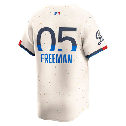 Freddie Freeman Los Angeles Dodgers Nike City Connect Limited Player Jersey - Cream