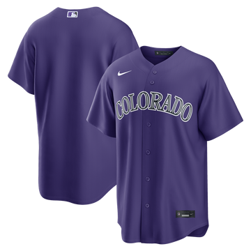 Colorado Rockies Nike Alternate Replica Jersey - Purple