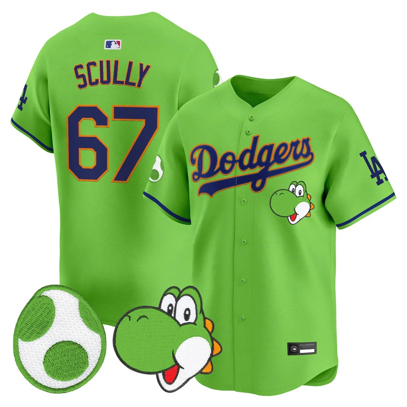 Men's Los Angeles Dodgers x Yoshi Vapor Premier Limited Jersey - All Stitched