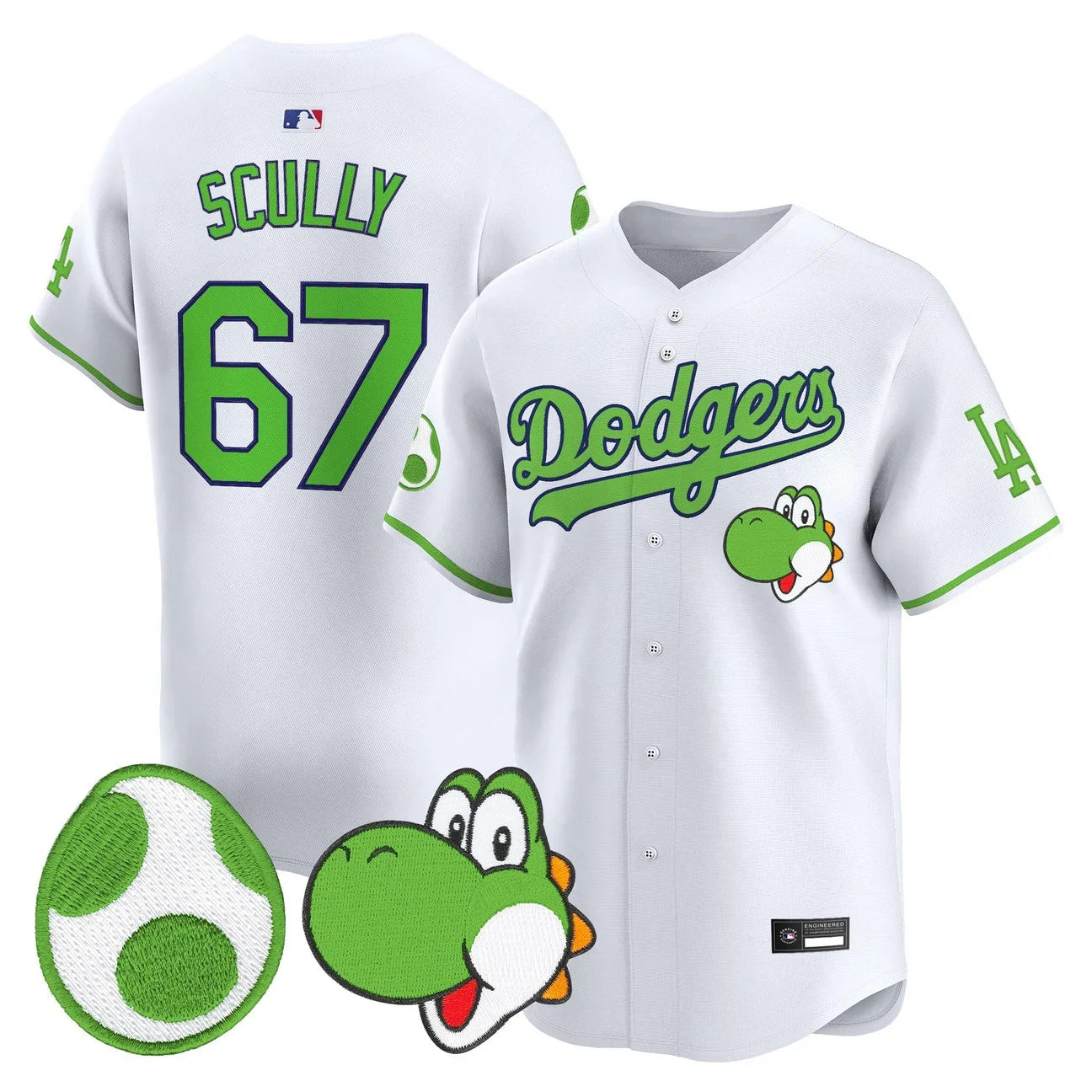 Men's Los Angeles Dodgers x Yoshi Vapor Premier Limited Jersey - All Stitched