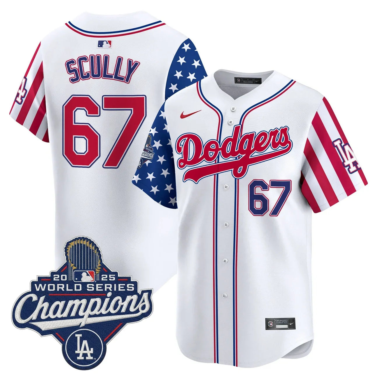 Men's Los Angeles Dodgers "America250 Edition" Vapor Premier Limited Jersey - All Stitched