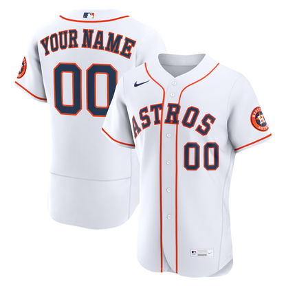 Houston Astros Nike Home Authentic Custom Jersey - White