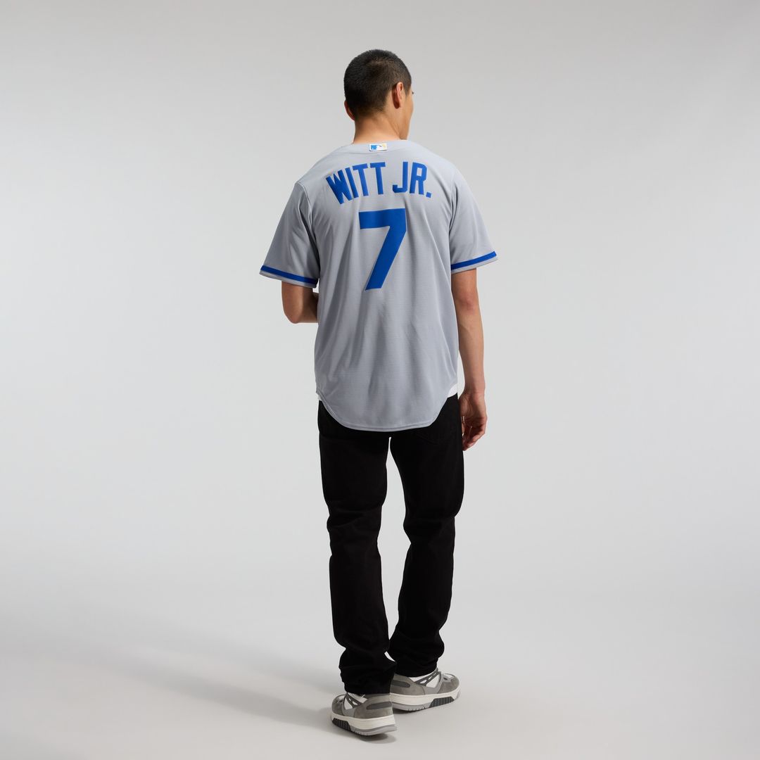 Bobby Witt Jr. Kansas City Royals Nike Road Replica Jersey - Gray
