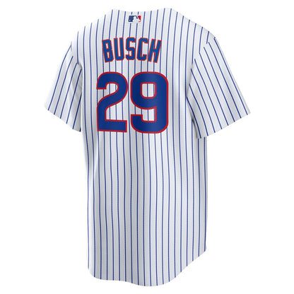Michael Busch Chicago Cubs Nike Home Replica Jersey - White