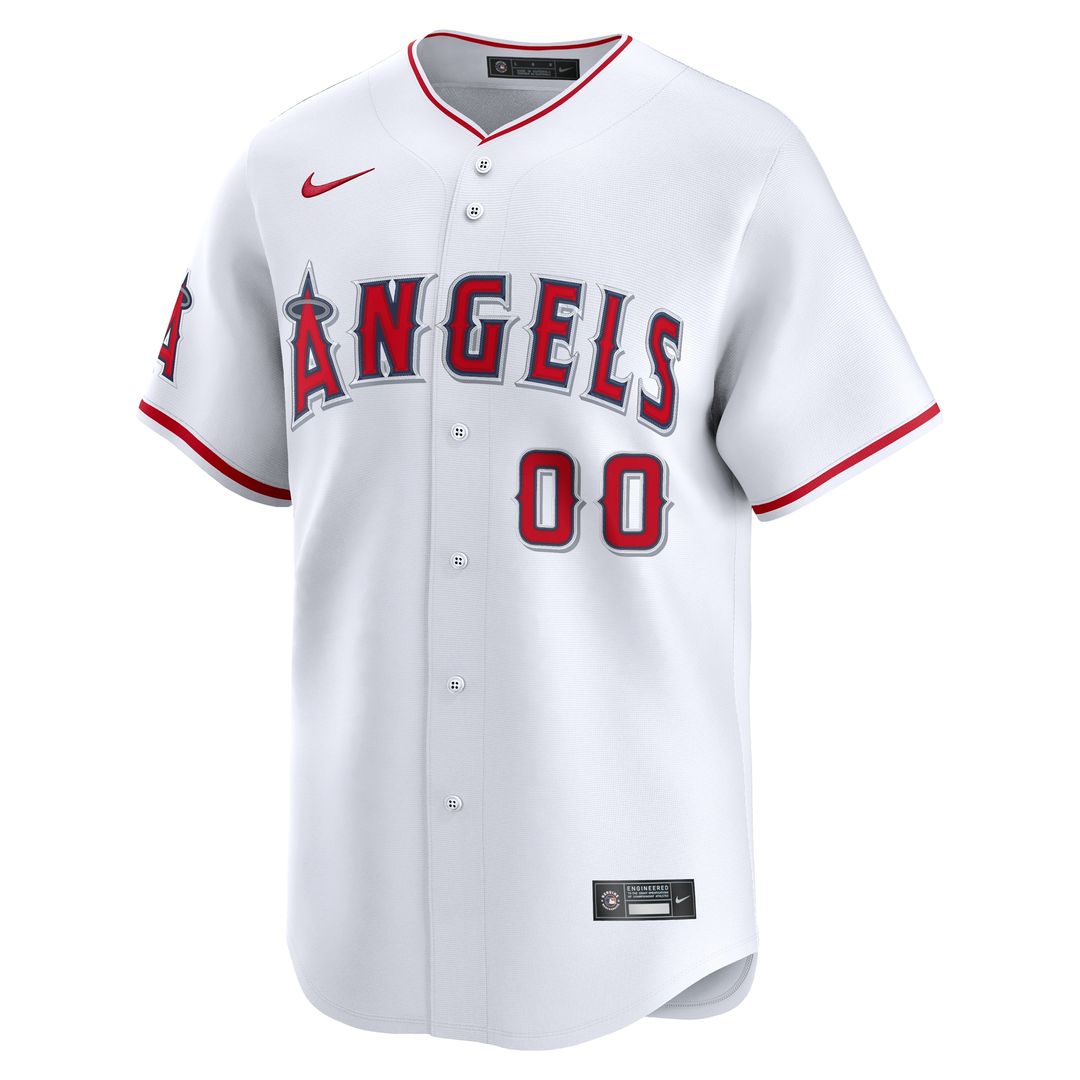 Los Angeles Angels Nike Alternate Limited Custom Jersey - Red