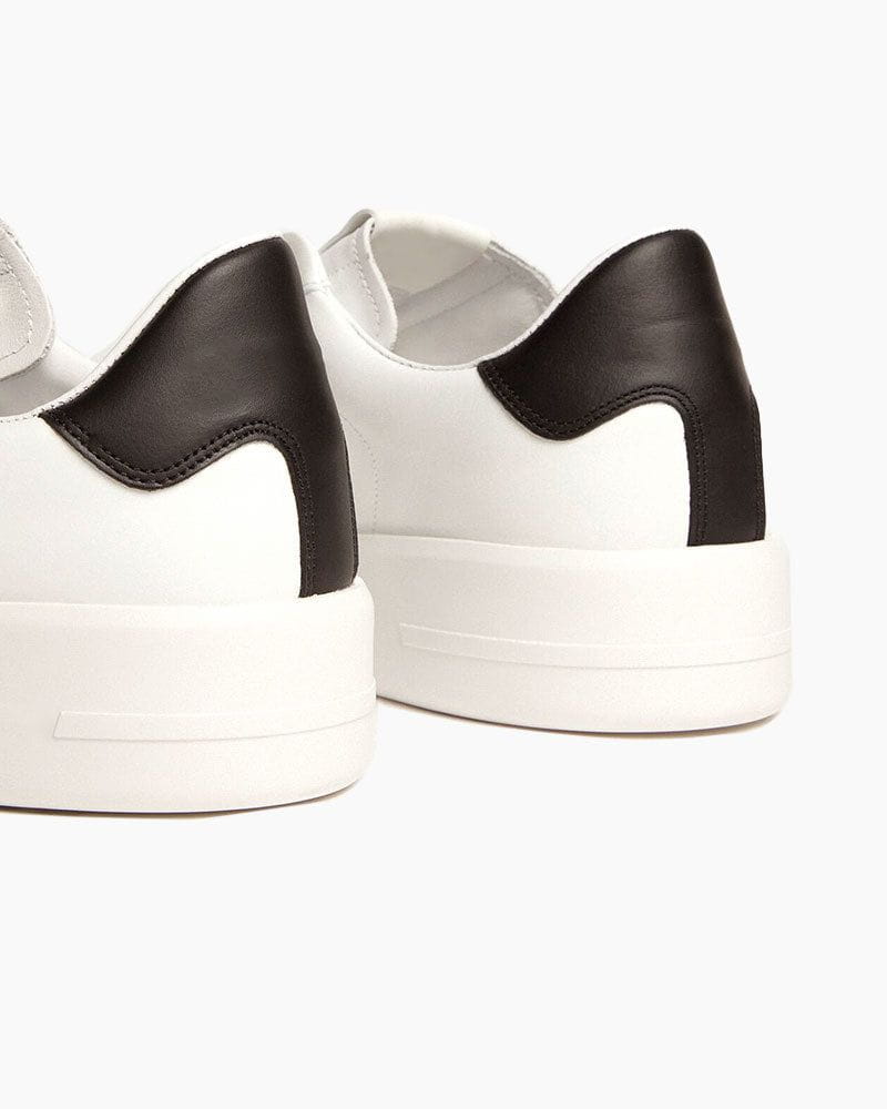 Men's Purestar with leather star and black leather heel tab sneakers