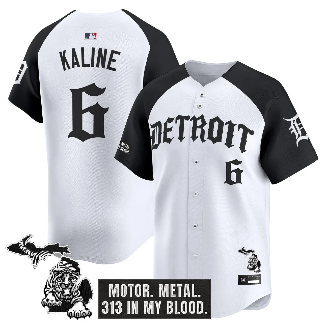 Detroit Tigers 'Old English Edition' Vapor Premier Limited Jersey - All Stitched - Alternate