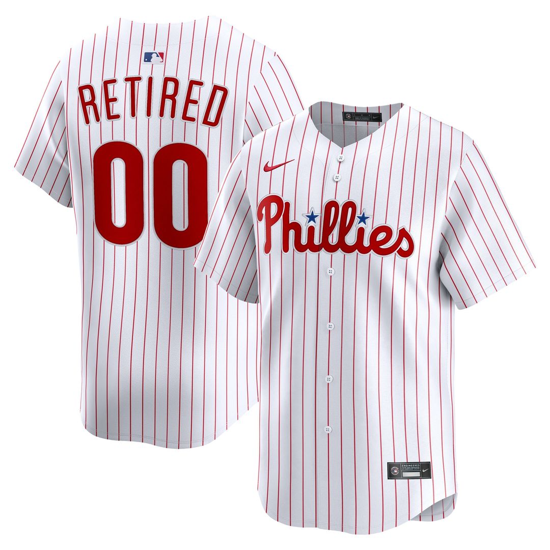 Philadelphia Phillies Nike Home Limited Pick-A-Player Retired Roster Jersey - White