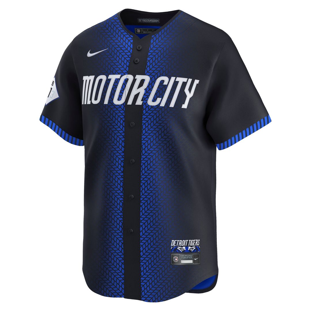 Tarik Skubal Detroit Tigers Nike City Connect Limited Jersey - Navy