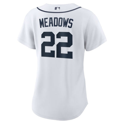 Parker Meadows Detroit Tigers Nike Women's Home Replica Jersey - White