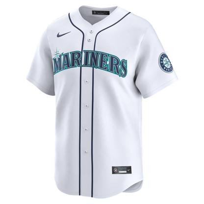 Josh Naylor Seattle Mariners Nike Home Limited Jersey - White