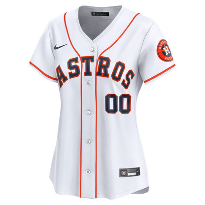 Houston Astros Nike Women's Home Limited Custom Jersey - White
