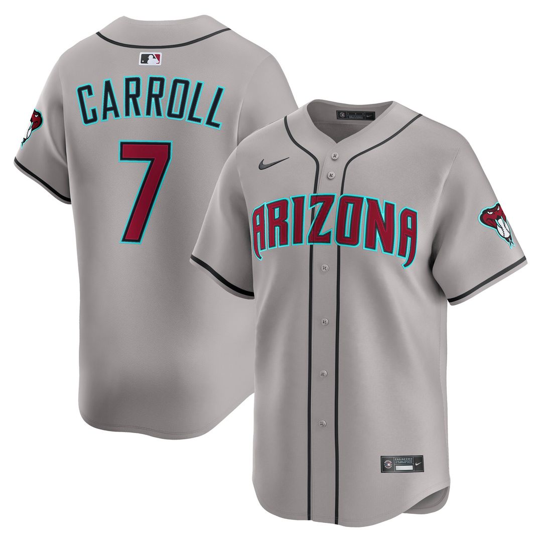 Corbin Carroll Arizona Diamondbacks Nike Road Limited Player Jersey - Gray