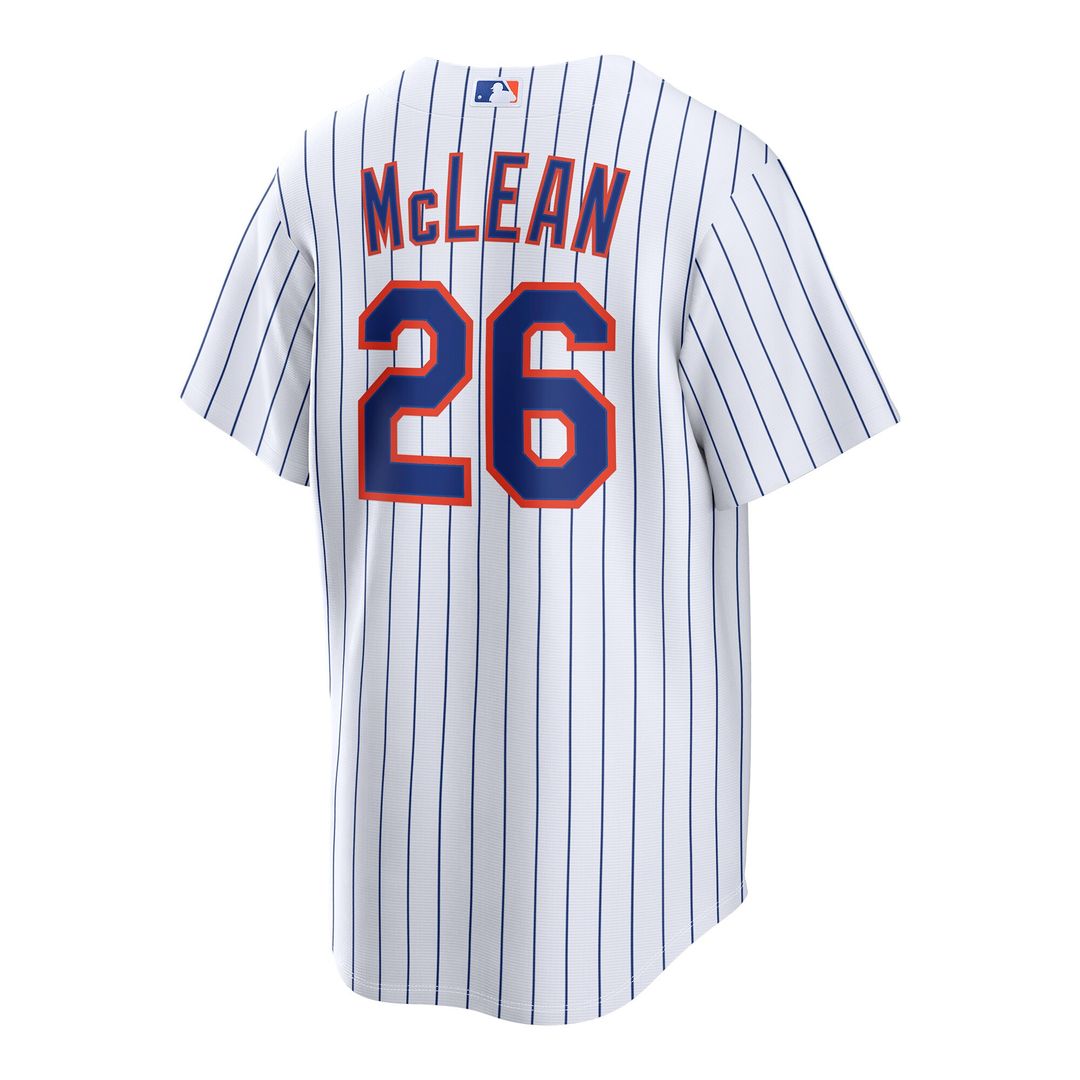 Nolan McLean New York Mets Nike Home Replica Jersey - White