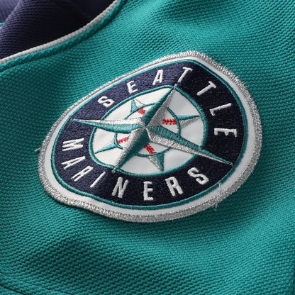 Ichiro Suzuki Seattle Mariners Mitchell & Ness 2006 Cooperstown Mesh Batting Practice Button-Up Jersey - Navy
