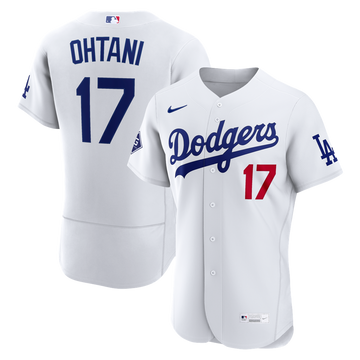 Shohei Ohtani Los Angeles Dodgers Nike Home Authentic Sponsor Patch Jersey - White