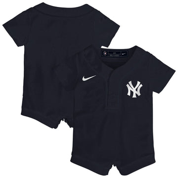 New York Yankees Nike Newborn Alternate Replica Romper Jersey - Navy