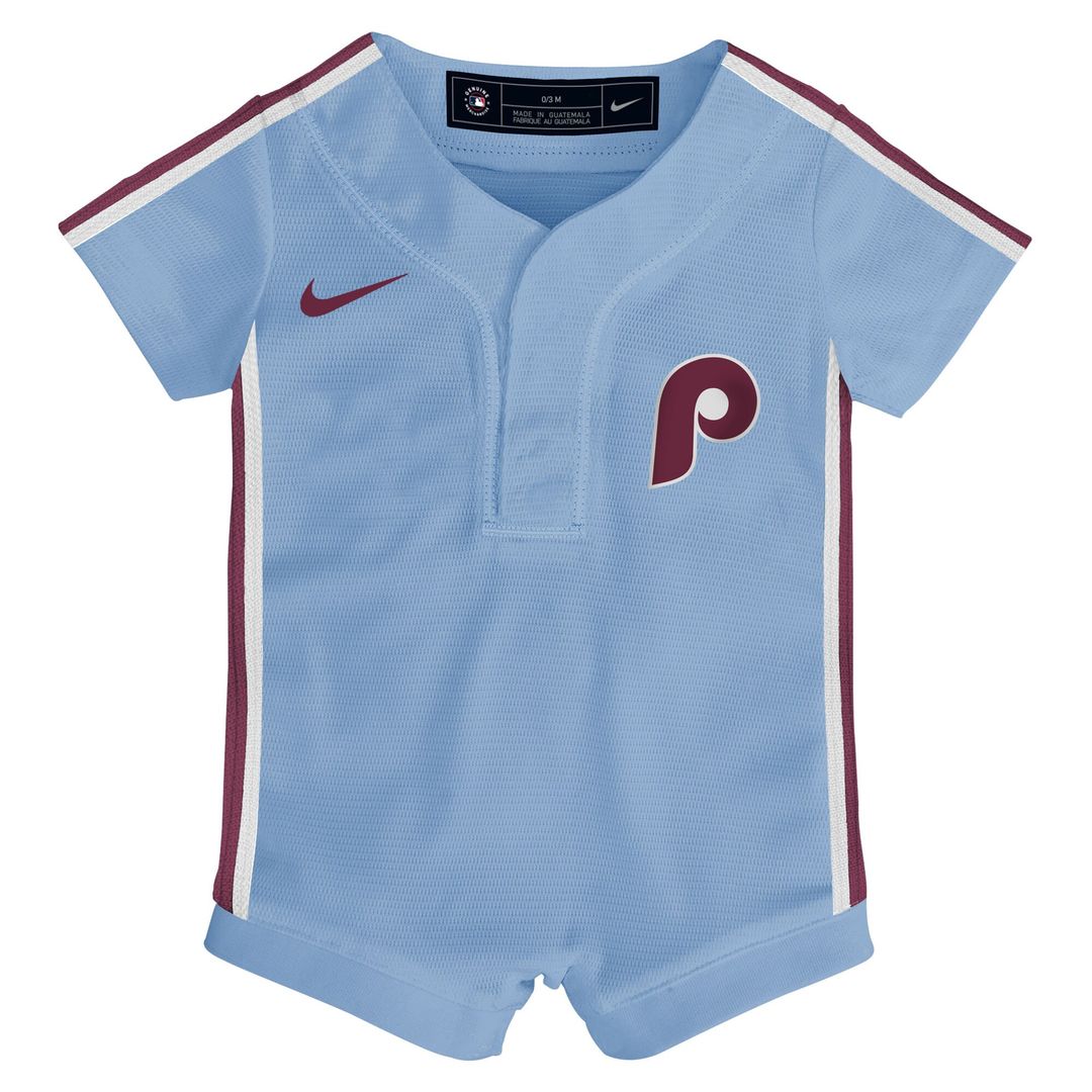 Philadelphia Phillies Nike Newborn Home Replica Romper Jersey - White