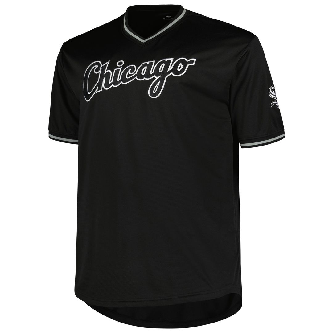 Chicago White Sox Profile Big & Tall Pop Fashion Jersey - Black