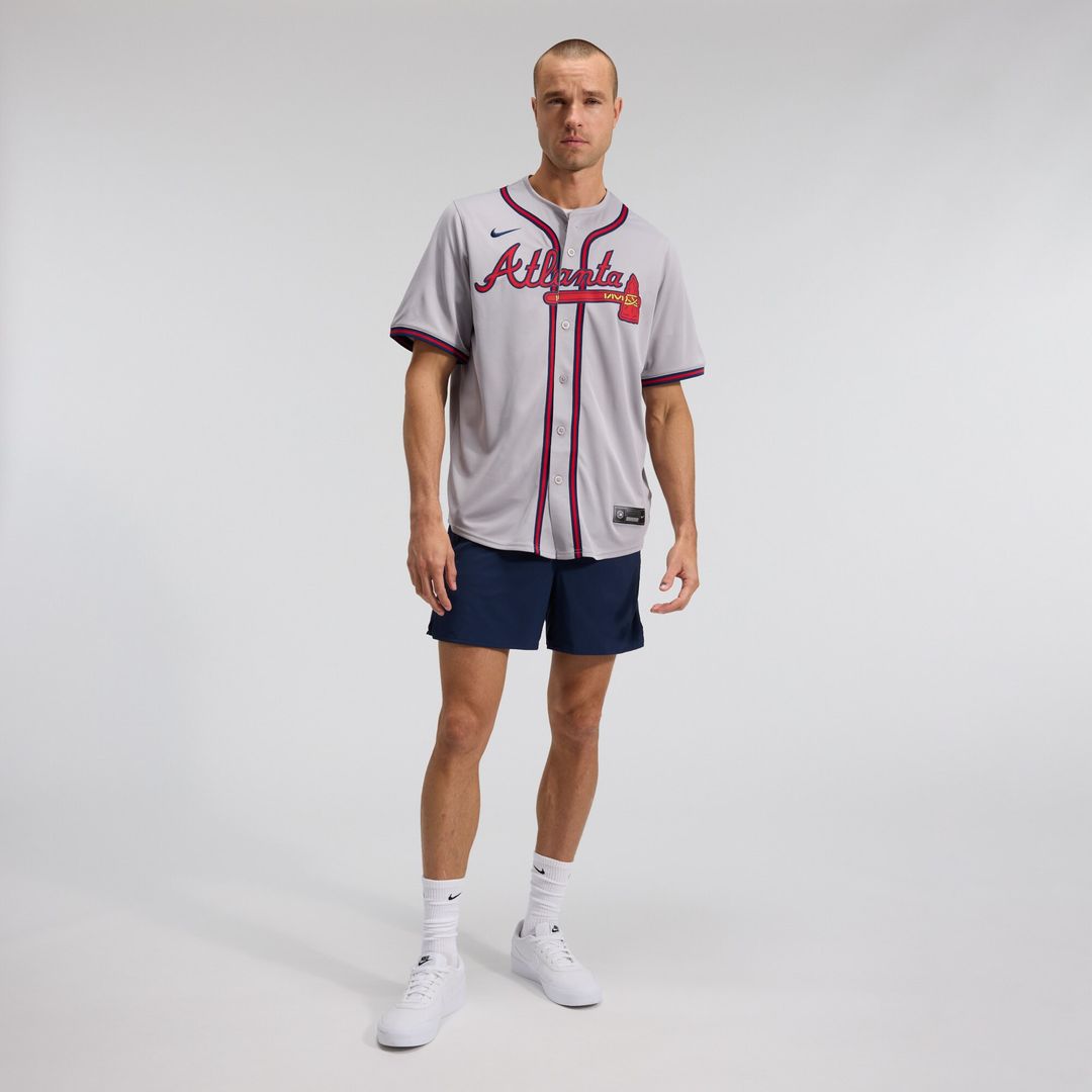 Ozzie Albies Atlanta Braves Nike Road Limited Player Jersey - Gray