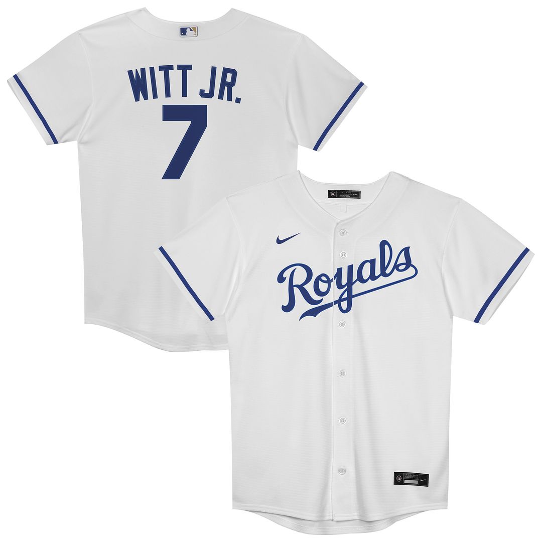 Bobby Witt Jr. Kansas City Royals Nike Preschool Home Replica Player Jersey - White