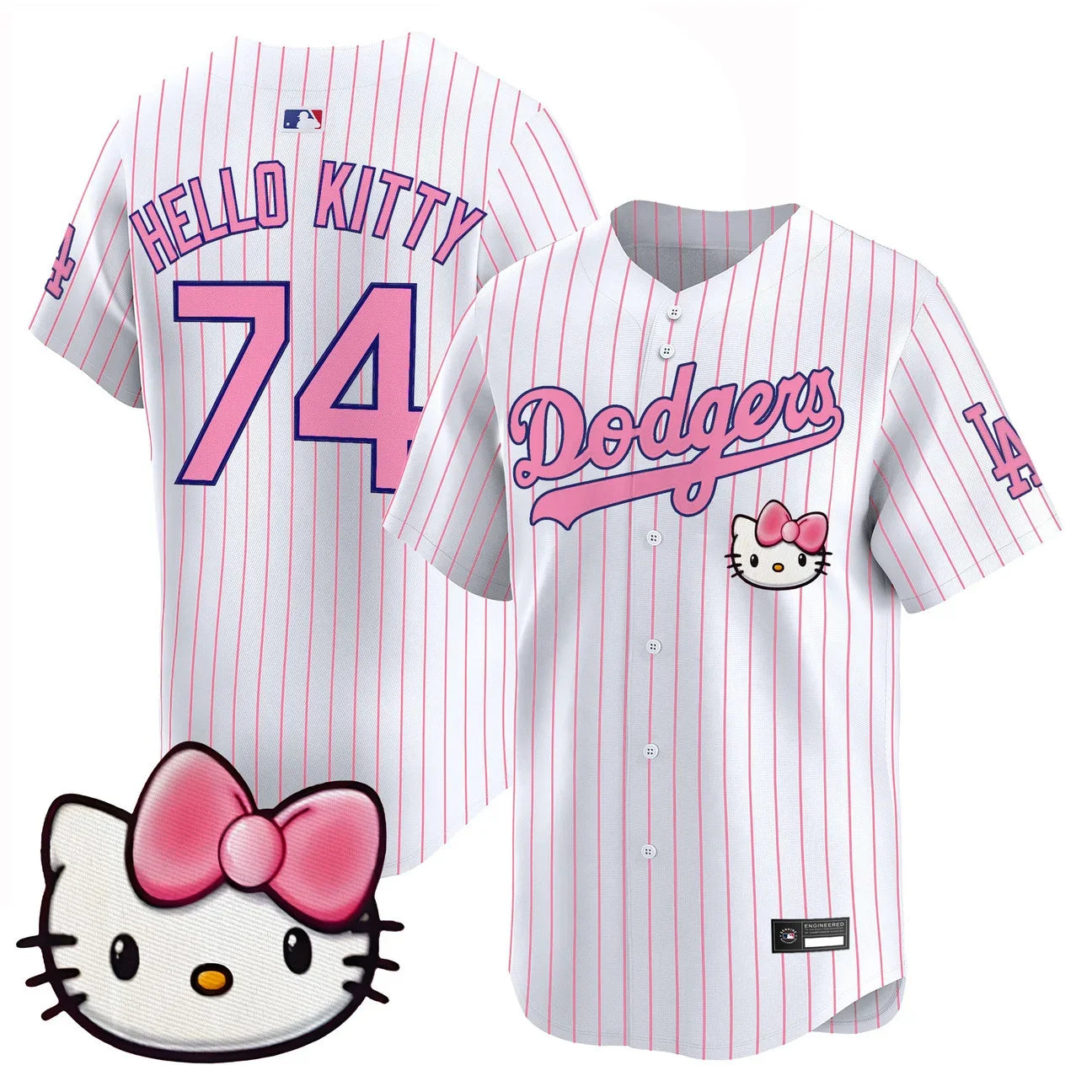 Los Angeles Dodgers x Sanrio Friends Vapor Premier Limited Jersey - All Stitched