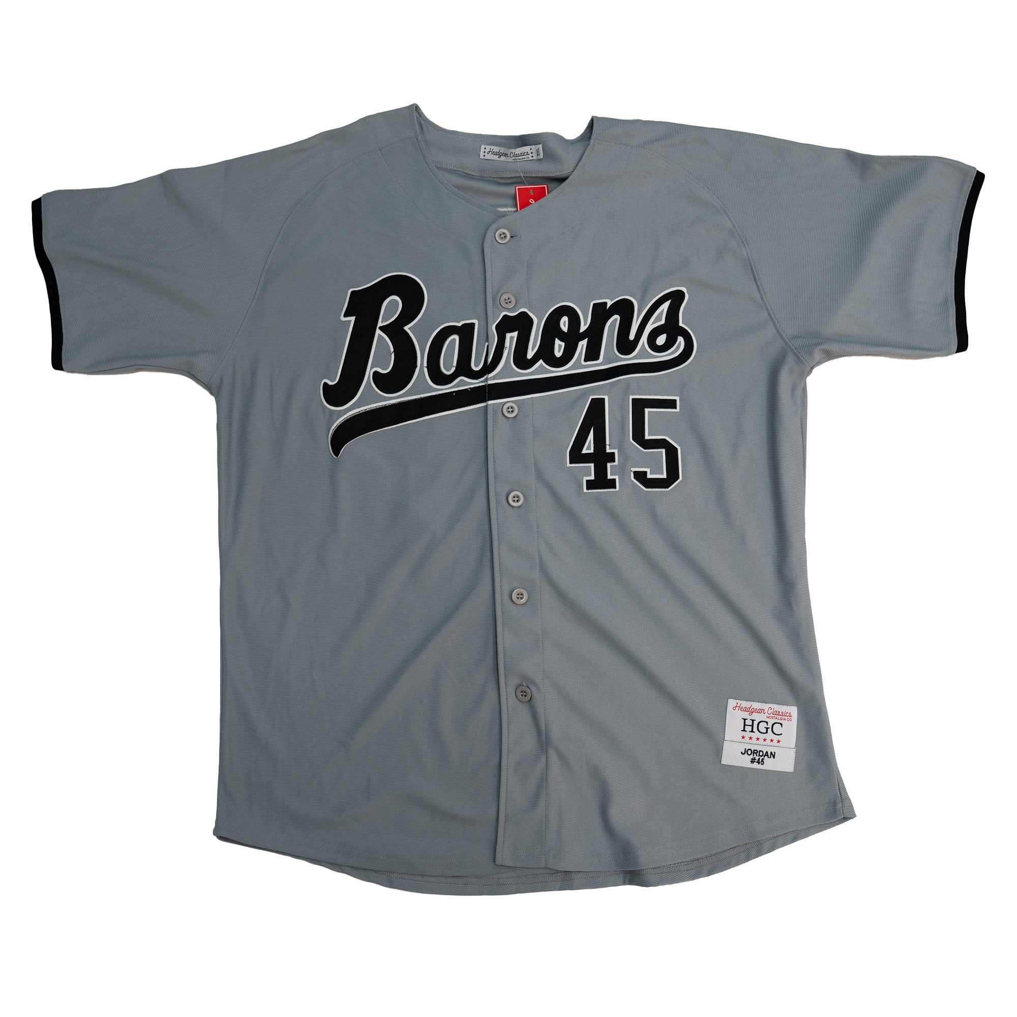 MICHAEL JORDAN BASEBALL JERSEY (GREY)