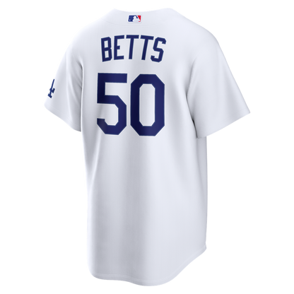 Mookie Betts Los Angeles Dodgers Nike  Home Stadium Jersey - White