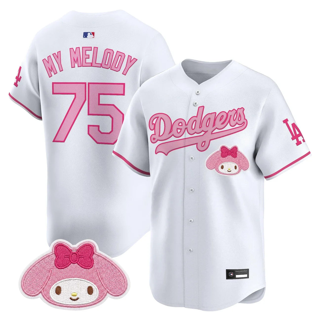 Los Angeles Dodgers x Sanrio Friends Vapor Premier Limited Jersey - All Stitched