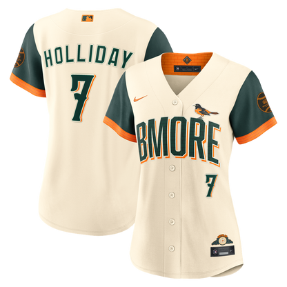 Jackson Holliday Baltimore Orioles Nike Women's 2026 City Connect Stadium Jersey - Cream