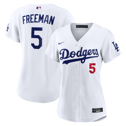Freddie Freeman Los Angeles Dodgers Nike Women's Home Stadium Jersey - White