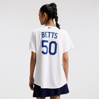 Mookie Betts Los Angeles Dodgers Nike Women's Home Stadium Jersey - White