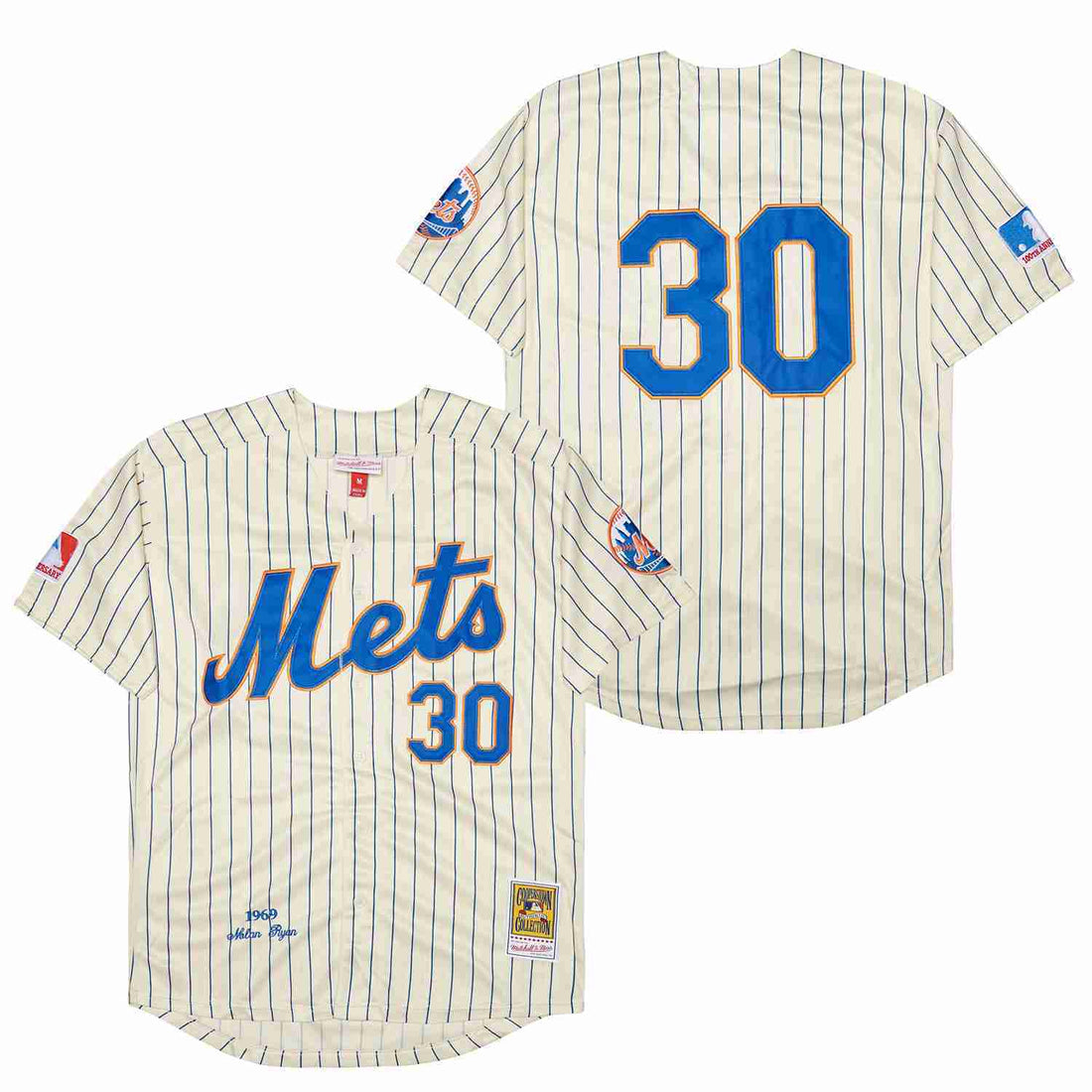 Men's #30 Nolan Ryan New York Mets Baseball Jersey