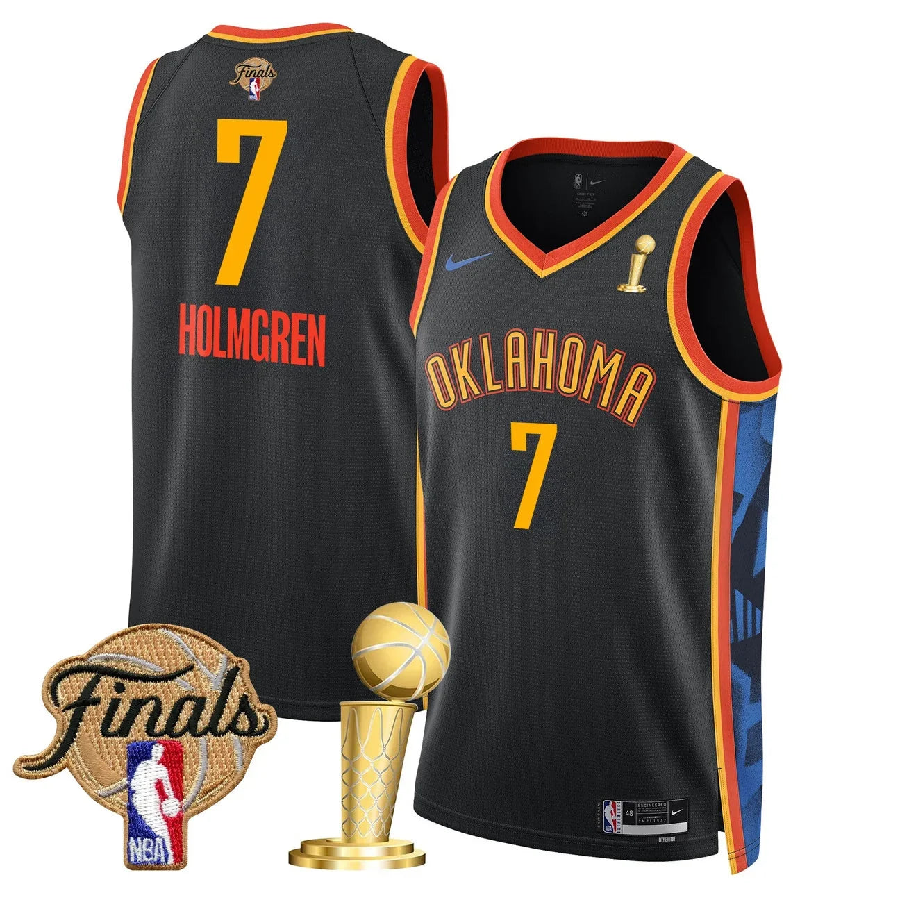 Men's Oklahoma City Thunder 2025 Champions Swingman Jersey - All Stitched