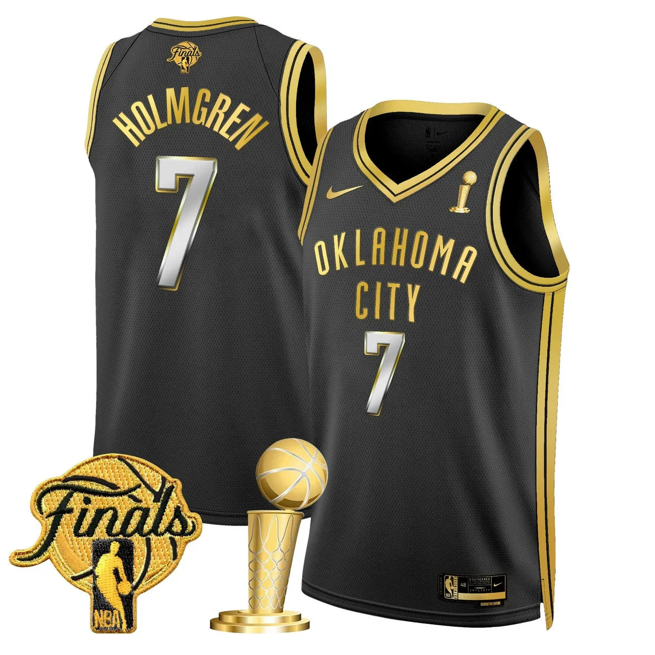 Men's Oklahoma City Thunder 2025 Champions Swingman Jersey - All Stitched
