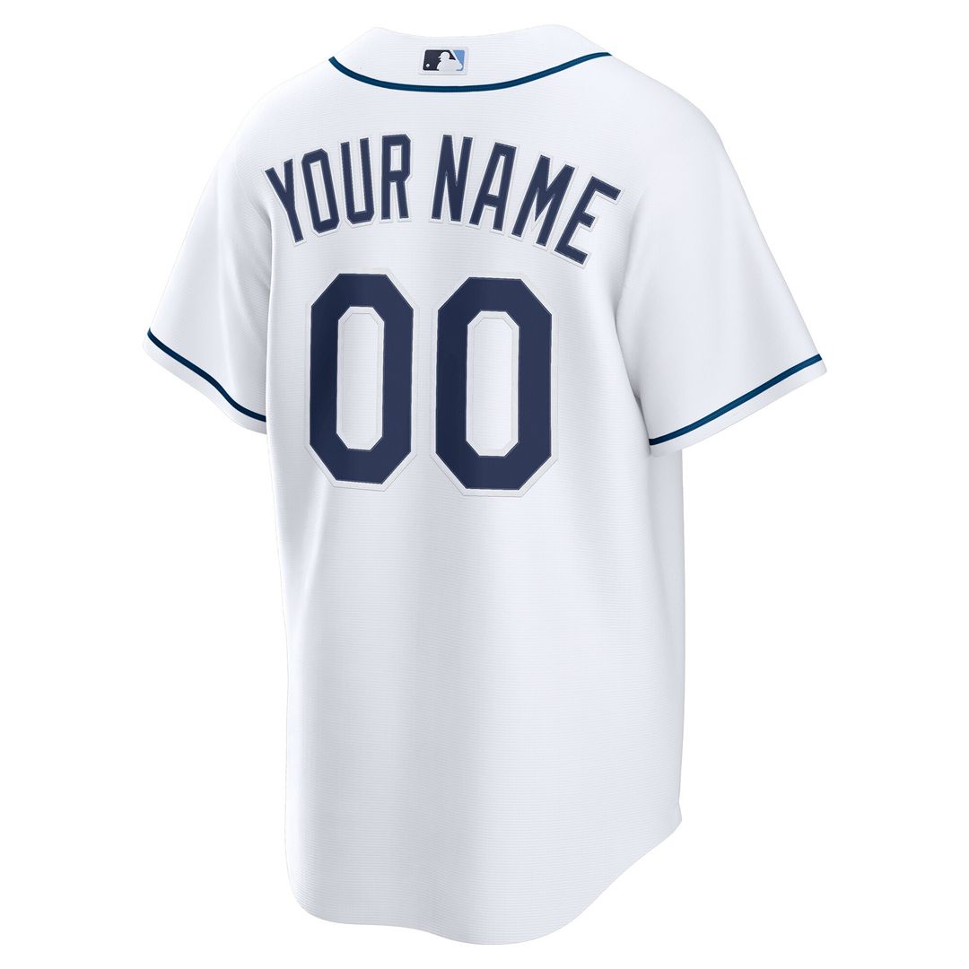 Tampa Bay Rays Nike Home Custom Replica Jersey - White