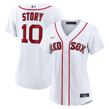 Trevor Story Boston Red Sox Nike Women's Home Replica Jersey - White