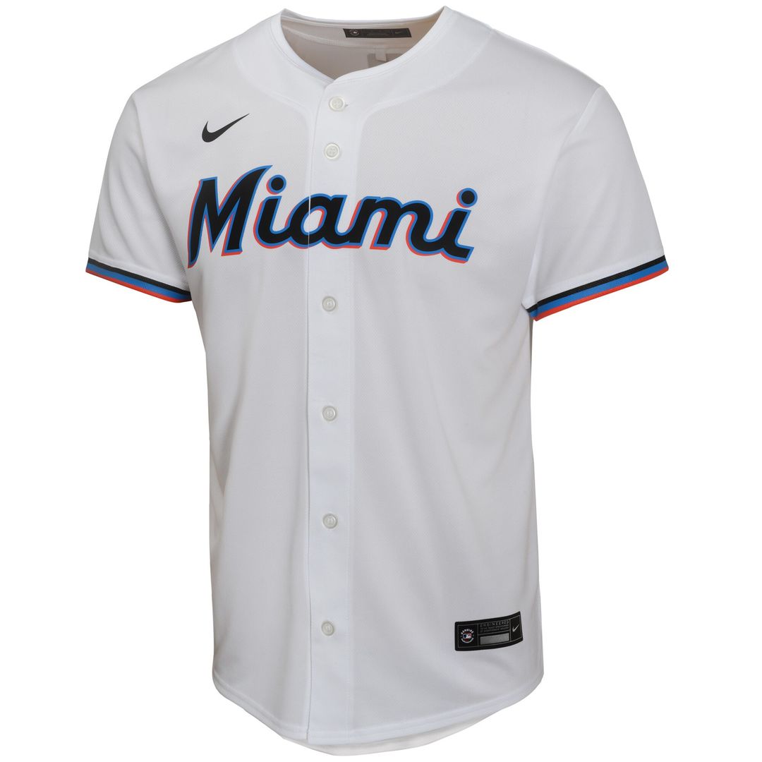 Sandy Alcantara Miami Marlins Nike Youth Home Game Player Jersey - White