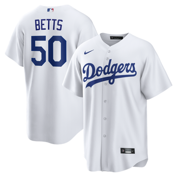 Mookie Betts Los Angeles Dodgers Nike Home Replica Jersey - White