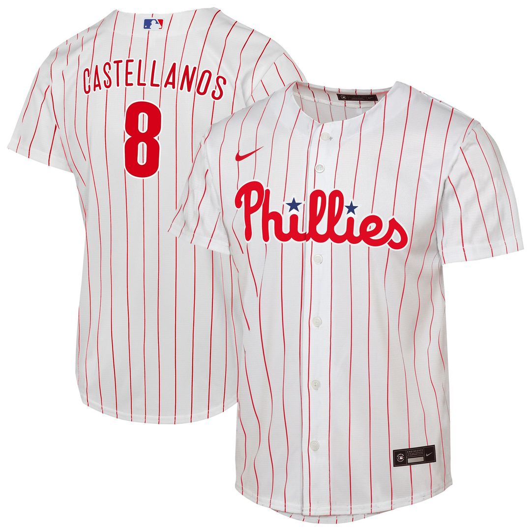Nick Castellanos Philadelphia Phillies Nike Youth Home Replica Player Jersey - White