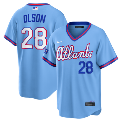 Matt Olson Atlanta Braves Nike 2026 City Connect Stadium Jersey - Powder Blue