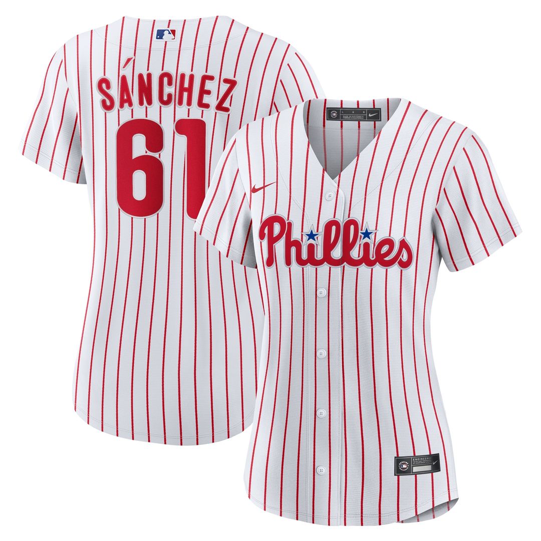 Cristopher Sanchez Philadelphia Phillies Nike Women's Home Replica Jersey - White