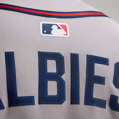 Ozzie Albies Atlanta Braves Nike Road Limited Player Jersey - Gray